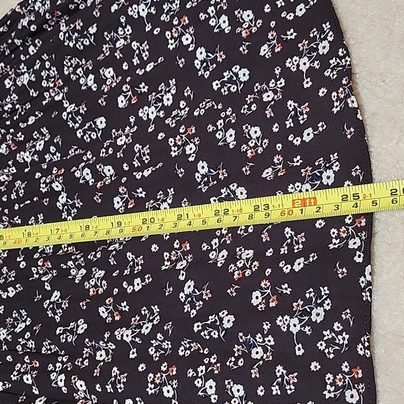 Adrianna Papell Boho Style Flower Pattern With Puff Sleeves US S - Picture 8 of 15